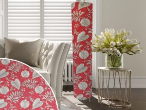 Pink Paisley Floor Lamp, Vibrant Interior Lighting
